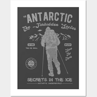 Antarctic Conspiracy Posters and Art